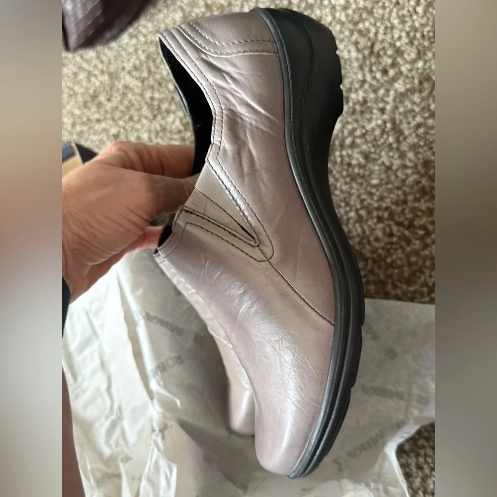 New Romika Gray Slip-On Clog Shoes 37 Grey Cassie 6.5-7 - Picture 5 of 6